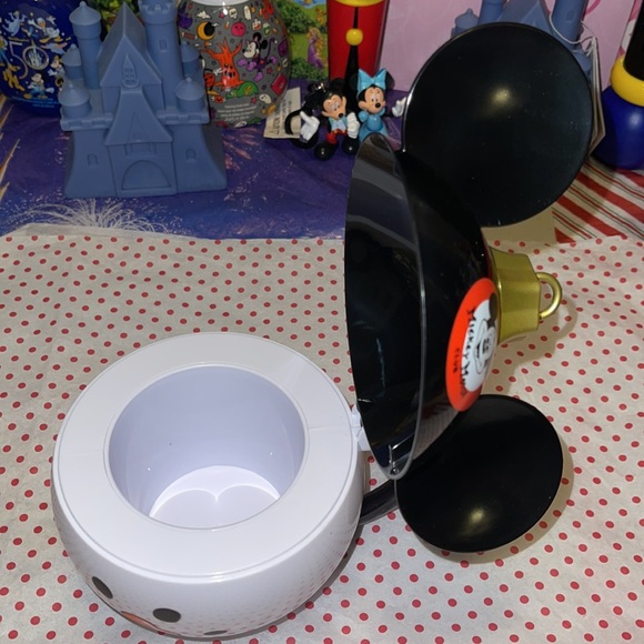 MICKEY SNOWMAN ORNAMENT CUP DRINK HOLDER. BRAND NEW - Picture 3 of 9